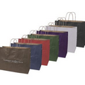 100% Recycled Tinted Tan Kraft Paper Shopping Bag (16"x6"x12")